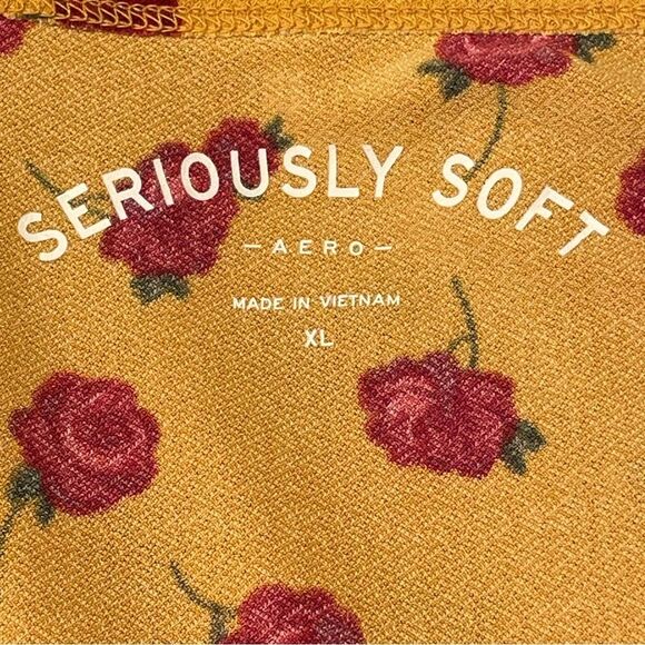 SERIOUSLY SOFT by AEROPOSTALE Floral Skater Dress in Yellow and Red - Picture 7 of 8